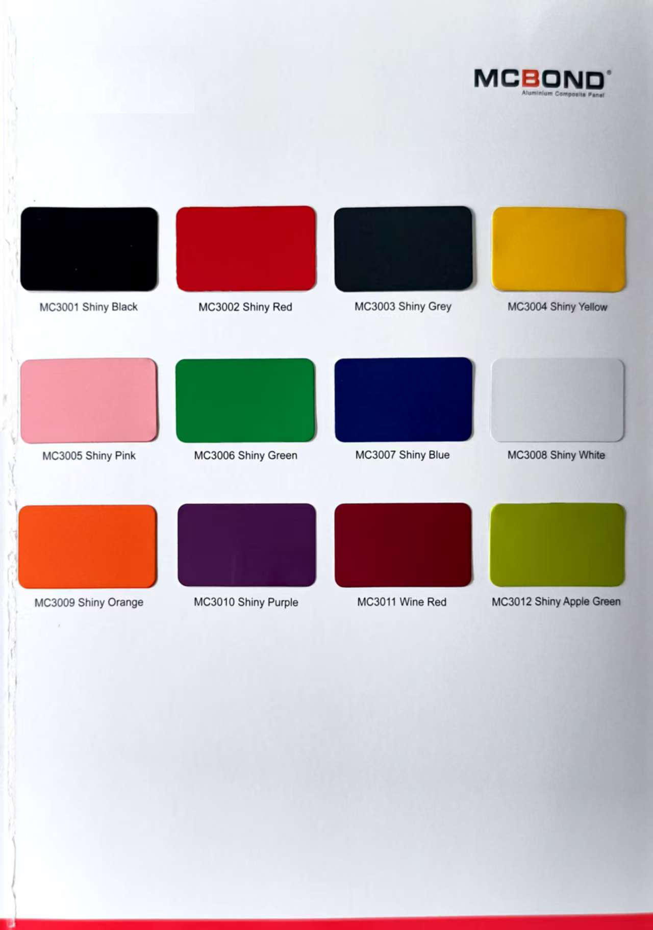ACP Color Chart for Aluminum Composite Panels