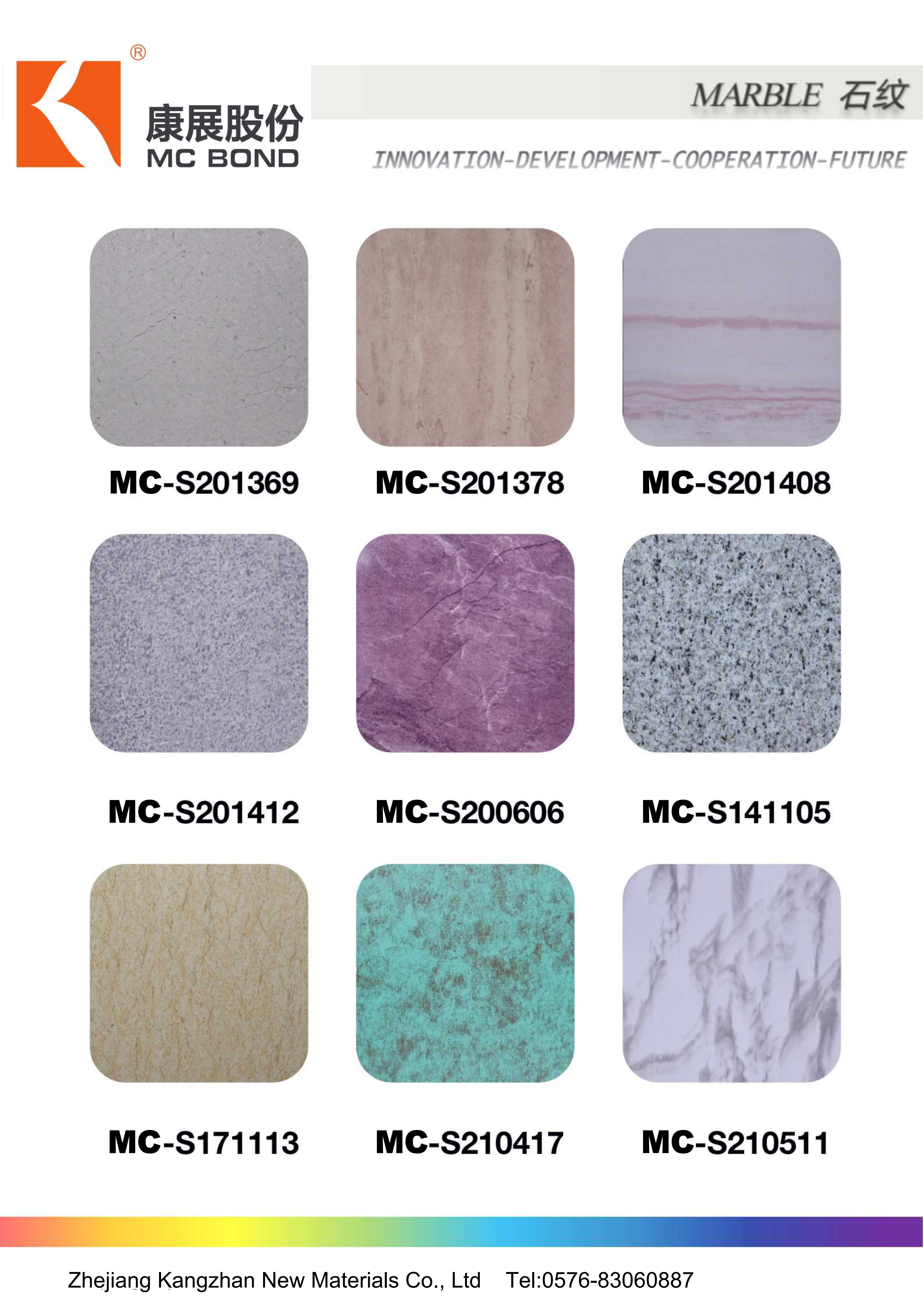 Wooden and Marble Color