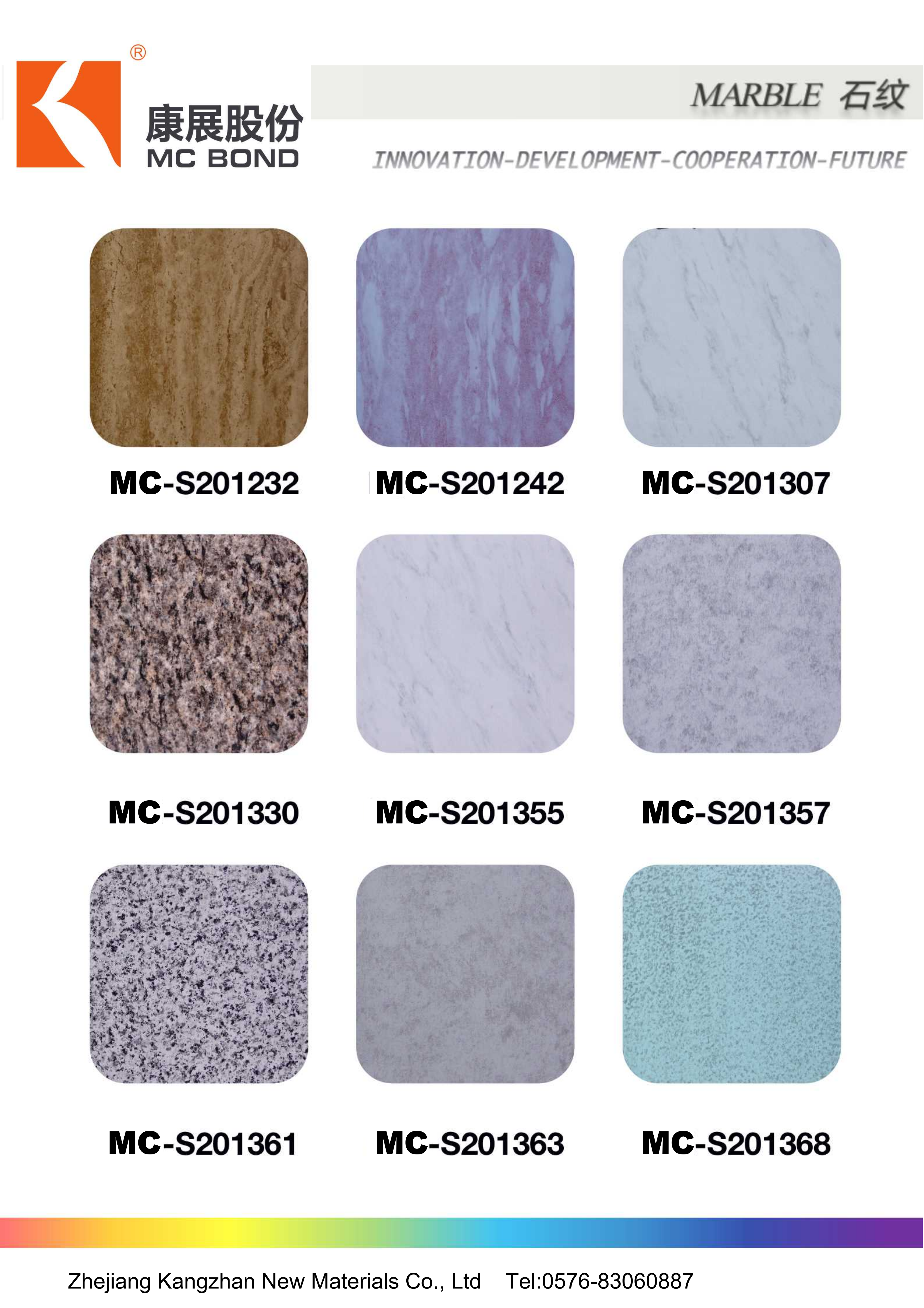 Wooden and Marble Color